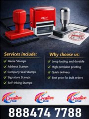 Rubber Stamp | Round & Rectangular Stamps | Online Printing